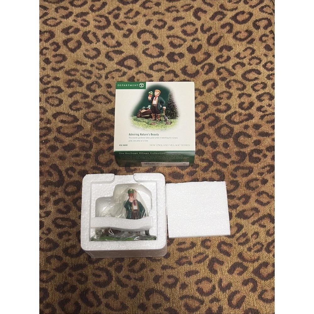 Dept 56 admiring nature's beauty 56690 new england‎ village christmas VTG In Box